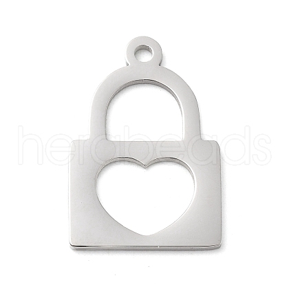 304 Stainless Steel Pendants STAS-WH0016-05-P02-1