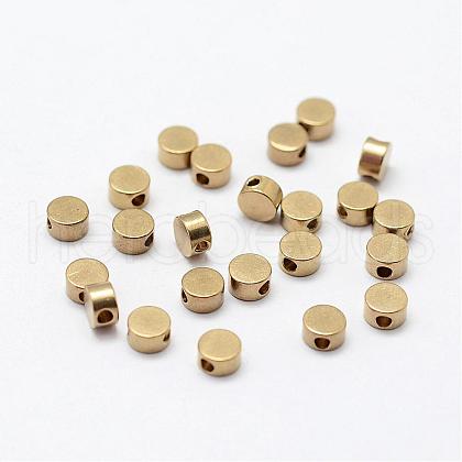Brass Beads KK-P095-35-B-1