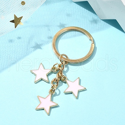 Star Alloy Enamel Keychain KEYC-YW00144-10-1
