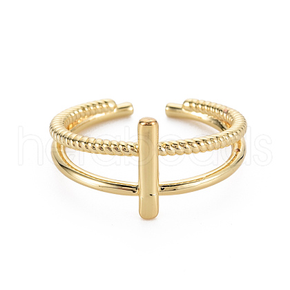 Brass Cuff Rings RJEW-Q164-029-NF-1