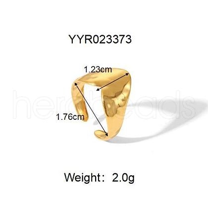 Stainless Steel Cuff Rings for Women CD9702-10-1