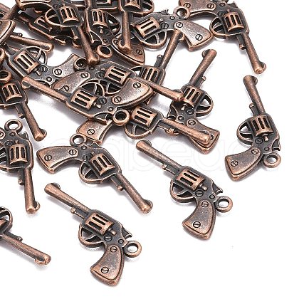 Alloy Pendants X-EA11008Y-R-1