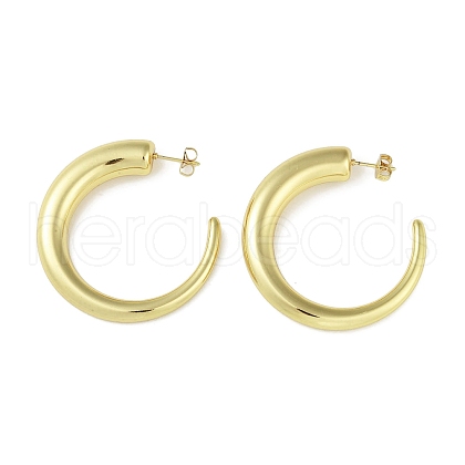 Ion Plating(IP) 304 Stainless Steel Stud Earrings for Women STAS-I304-22C-G-1
