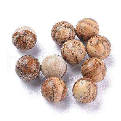 Natural Picture Jasper Beads G-L564-004-D01-1