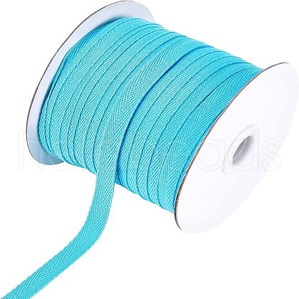 Cotton Twill Tape Ribbons OCOR-WH0058-35I-1