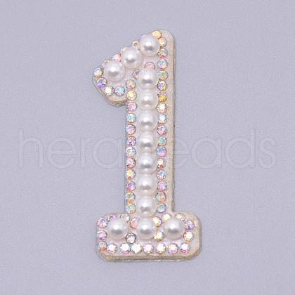 Imitation Pearls Patches DIY-WH0190-89J-1