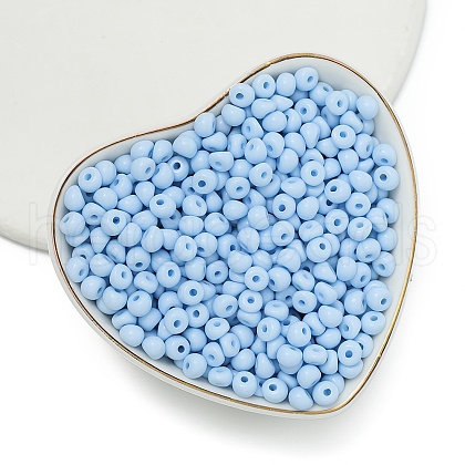 Acrylic Imitation Pearl Beads OACR-D300-01F-1