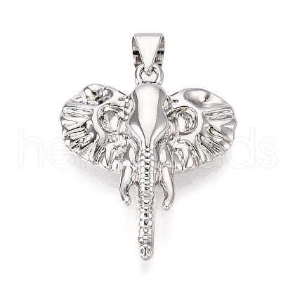 Brass Pendants KK-N268-58P-1
