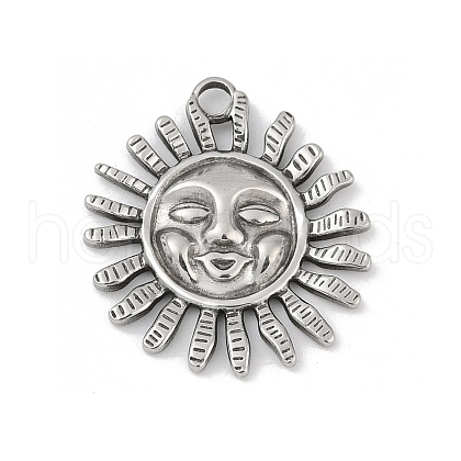 304 Stainless Steel Pendants STAS-D366-01I-P-1