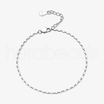925 Sterling Silver Link Chain Bracelets EJ2248-3-1