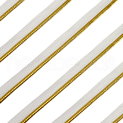 Polyester Cord for Quilt Set with Pillow Trim OCOR-WH0091-73A-1