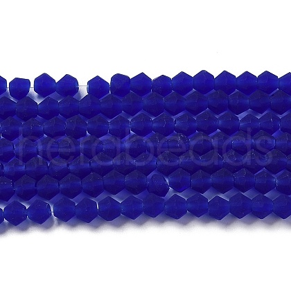 Imitate Austrian Crystal Frosted Glass Beads Strands EGLA-A039-T3mm-MD06-1