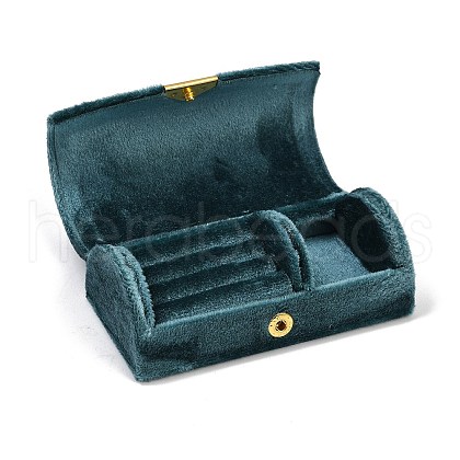 Arch Shaped Velvet Jewelry Set Storage Boxes CON-Z009-03C-1