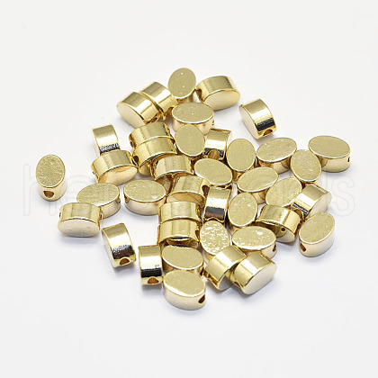 Long-Lasting Plated Brass Beads KK-K193-058G-NF-1