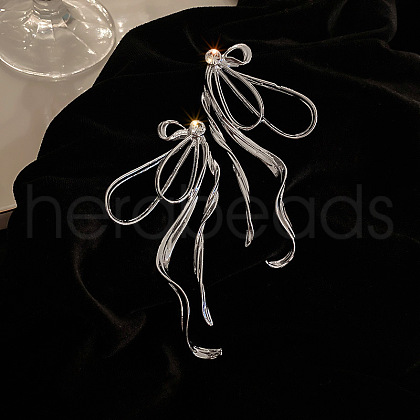 Silver Needle Silver Earrings Fashion Metal Earrings Simple Design Earrings TV7290-20-1