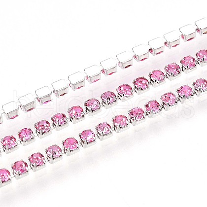 Iron Rhinestone Cup Chains CH-T006-02A-01-1