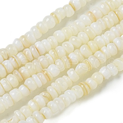 Dyed Natural Freshwater Shell Beads Strands X1-BSHE-G039-07N-1
