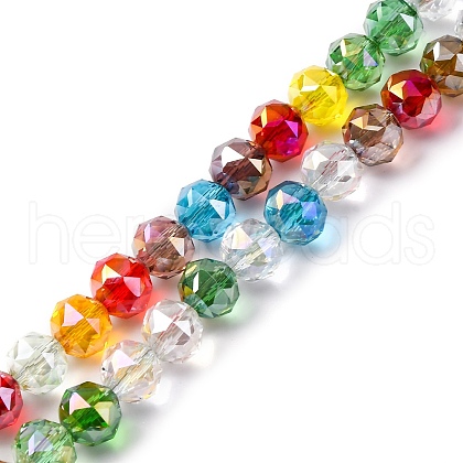 Transparent Glass Beads Strands GLAA-Q009-02A-1