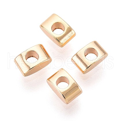 Brass Spacer Beads KK-T075-63G-1