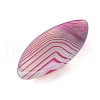 3Pcs 3 Styles Dyed Natural Brazilian Agate Cabochons PALLOY-JF04017-02-5