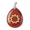 Natural Mixed Gemstone Pendants G-F786-09G-2