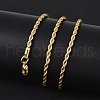 304 Stainless Steel Rope Chain Necklaces NJEW-F226-03G-04-4