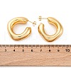 C-Shaped 304 Stainless Steel Stud Earrings EJEW-A125-24G-5