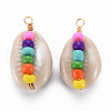 Cowrie Shell Pendants SHEL-S276-140-2