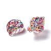Transparent Resin Cabochons RESI-I039-08-3