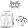 Unicraftale 201 Stainless Steel Pendants STAS-UN0018-92P-5