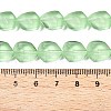 Frosted Glass Beads Strands GLAA-T023-30H-4