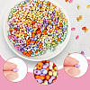 SOFPLATE 2000Pcs 10 Colors Opaque Acrylic Beads MACR-SP0001-37-6