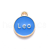 Alloy Enamel Pendants ENAM-S124-01A-02G-3