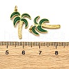 304 Stainless Steel Enamel Pendants STAS-E550-55G-3