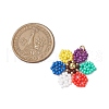 Seed Beads Beaded Charms PALLOY-MZ00337-2