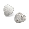 304 Stainless Steel Stud Earrings Findings EJEW-R151-01P-01-2