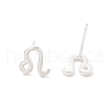 S925 Sterling Silver Stud Earrings EJEW-K303-01S-07-3