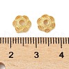 Brass Bead Caps KK-V015-10G-2