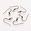 Brass French Earring Hooks KK-Q366-RC-NF-2