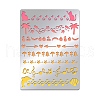 Custom Stainless Steel Cutting Dies Stencils DIY-WH0289-031-1