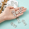 Open Back Bezel Pendants X-PALLOY-TAC0010-08P-6