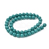 Natural Magnesite Beads Strands G-K244-02-8mm-03-4