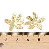 Brass Bead Caps KK-V015-29G-01-2
