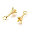 Brass Pendants KK-N0108-07G-01-RS-2