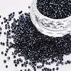 Plated Glass Cylinder Beads SEED-S047-E-006-1