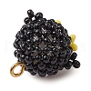 Seed Beads Beaded Charms PALLOY-MZ00317-4