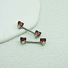 Heart Alloy Cubic Zirconia Nipple Barbell Rings WG1BFA6-04-1