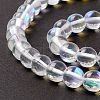 Synthetic Moonstone Beads Strands G-E573-02B-14-5
