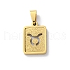 304 Stainless Steel Twelve Constellations Pendants STAS-S152-02G-B-1