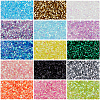 DICOSMETIC 19050Pcs 15 Colors Plastic Tube Beads FIND-DC0006-27-1